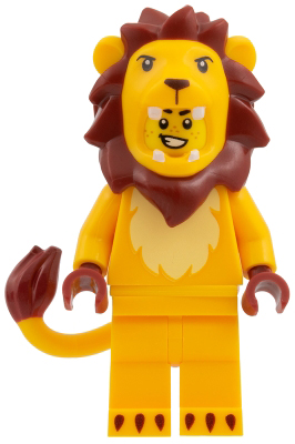 [ col471 288m#191m ] ライオンちゃん [ Lion Costume Fan ] ( 明橙色 Flame Yellowish Orange )