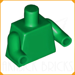 ◆[ 76382 4f#028p-028- ] ミニフィグ&bull;トルソー グリーンボディ x 同色アーム