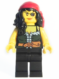 [ pi172 9m#026m ] 海賊の女王 [ Pirate Chess Queen ] ( 黒 ブラック Black )