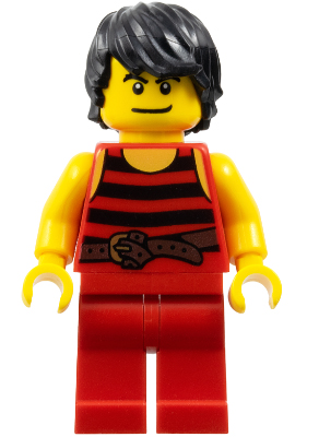 [ pi168 9m#021m ] 海賊 No.7 [ Pirate ] ( 赤 レッド Red )