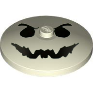 [ 3960pb026 4a#329p ] 4x4 パラボラ・アンテナ [ 幽霊列車 Black Ghost Face ] [ 3960 35394 30065 ] ( 蓄光白 White Glow)