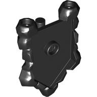 [ 22409 c0a# 5t#026 ] ペンタゴナル・シールド 盾 五角形 [ 022409 ⇅ 35389 ] ( 黒 ブラック Black )