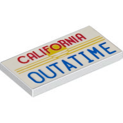 [ 3069pb1457 5t#001p ] 2x4 タイル [ CALIFORNIA OUTATIME ] [ 87079 ] ( 白 ホワイト White ) &fr