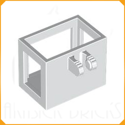◆[ 53030 1v# ] 2x3x2 はしご車 カゴ クレーン・バスケット [ 053030 051858d b1h# ]