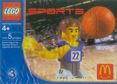 [ #7917# 1x#023 ] Basketball Player [ Blue ] [ McDonald ] ( 2004年 )