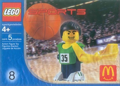 [ #7918# 1x#028 ] Basketball Player [ Green ] [ McDonald ] ( 2004年 )