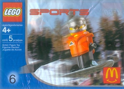 [ #7922# 1x#106 ] Snowboarder [ Orange ] [ McDonald ] ( 2004年 )