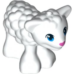 [ 30704 z8c#001p ] ヒツジ 子羊 シープ [ 030704 ] ( 白 ホワイト White ) &fl