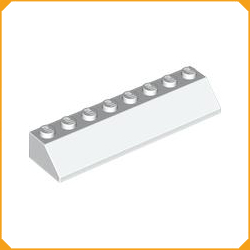 ◆[▲ 4445 1s# ] 2x8 スロープ [ 004445 ]