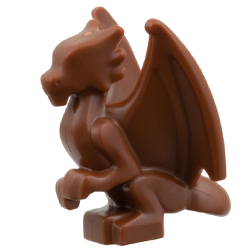 [ 5829 3c# 2m#192p ] ベビー・ドラゴン 彫像 [ 005829 ] ( 新茶 レディッシュ・ブラウン Rd-Brown ) 
