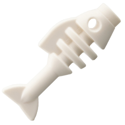 [ 8043 2c#001 ] 魚の骨フィッシュ・ボーン [ 008043 ] (  白 ホワイト White )