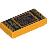 [ 115446 5t#191p ] 1x2 タイル [ スナック菓子 プレッツェル ] [ 018872 3069pb0312 30070 a5a# ] ( 明橙色 Fl-Yw--Orange )