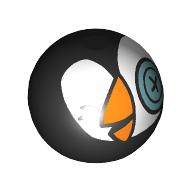  [ 110548 b8h#026p ] ヴードゥー・ボール [ ペンギン ] [&rarr; 32474 18384 53585 ] ( 黒 ブラック Black )