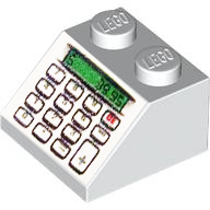 [ 3039pb024 7s#001p ] 2x2 スロープ [ レジ 電卓 計算機 ] [ 3039 35227 6227 ) [ 白 ホワイト White )