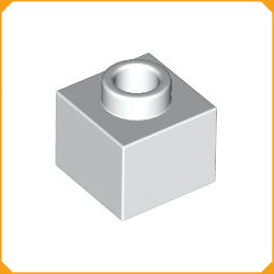 ◆[ 86996 6p# 4b# ] 1x1x2/3 中空スタッド・ブロック [ 086996 ]
