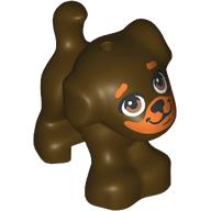 [ 112008 d8c#005p ] ドッグ 仔犬 パピー 小犬 子犬  ( 濃茶 Dk- Brown ) 🅟 &fr