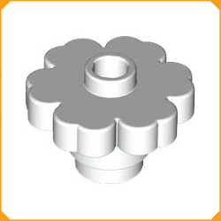 ◆[ 4728 a0c# ] 1x1 花 フラワー [ 中空スタッド ] [ 004728 &rarr; 98262 30657 ]