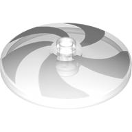 [ 114387 4a#040p ] パラボラ・アンテナ 32X6.4mm [ 3960 35394 30065 ] [ うずまき ] ( 透明 Tr-Clear )