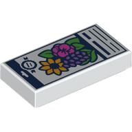 [ 110334 5t#001p ] 1x2 タイル [ スマホ ] [ 080170 3069 33586 37293 30070 ] ( 白 White )