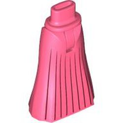 [ 106083 f8f#353 ] ミニフィグ用レッグ 足 [ ドレープ付きロング・スカート ] ( 珊瑚 コーラル Coral ) &fr