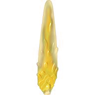 [ 1995 6a#024x #044x ] クロス・ホール付きウェポン エナジー・エフェクト [ 001995 ] ( 黄色 Yellow x 透明黄 Tr-Yellow ) 🅧
