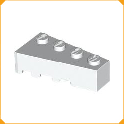 ◆[ 41767 w4b# ] 2x4 ウェッジ・ブロック [ 右 ] [ 041767 ⇄ 41768 ] 