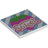 [ 118299 5t#001p ] 4x4 タイル [ Sweet ] [ 1751 ] ( 白 ホワイト White )