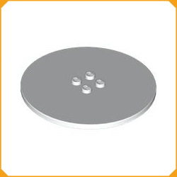 ◆[ 6177 3t# ] 8x8 センタースタッド付きラウンド・タイル &Oslash;63.84mm [ 006177 ]
