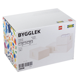 [ #PE770441# 1x#001 ] BYGGLEK Box LEGO x IKEA  [ 小x1・極小x2 ] [ 23336 035014~035019 ] ( 2020年 )