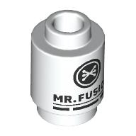 [ 115798 5b#001p ] 1x1 ラウンド・ブロック [ MR. FUSION ] [ 3062pb088 30068 35390 ] ( 白 ホワイト White )