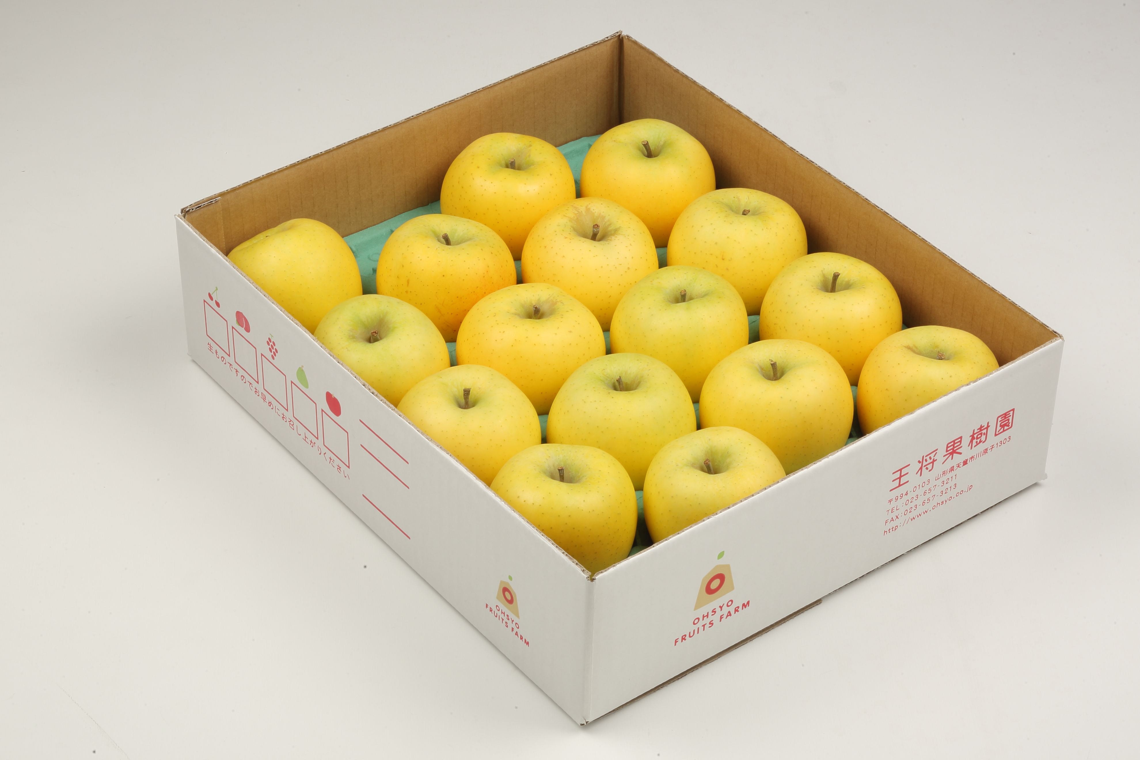 SR-6 シナノ・ゴールドの雪国りんご 約5kg | 王将果樹園