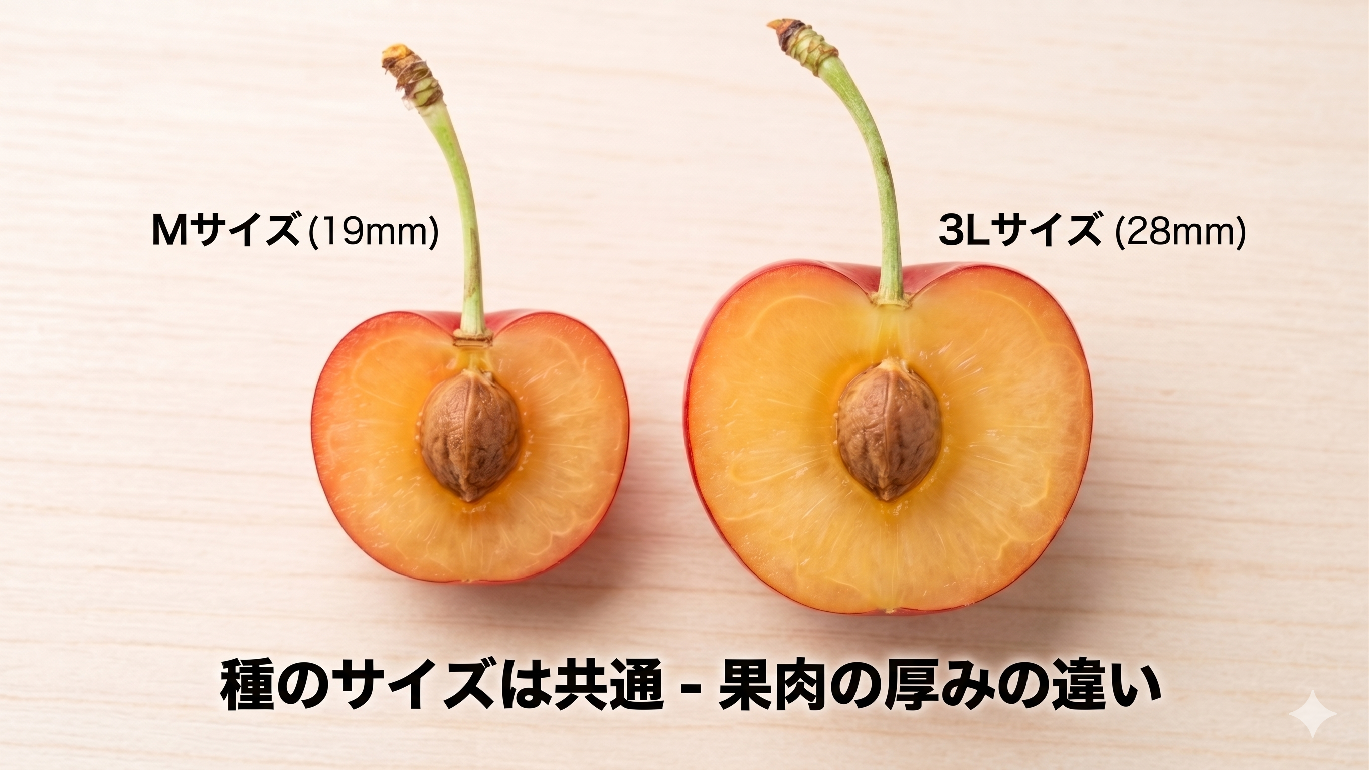 やまがた紅王の断面