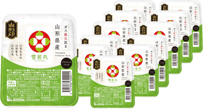 KYP 山形県産雪若丸パックごはん(150g&times;12P）