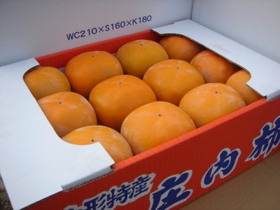 種無し渋抜き！庄内柿５Kg（３０個くらい入っています。）