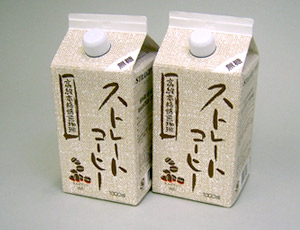 天然鉱泉いわまの甜水で抽出した本格派ストレートコーヒー 1000ｍｌ12本入 いわまの甜水【アイスコーヒー1000mL×12本】 | いわまの甜水