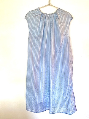 R&D.M.Co-  no.8138  S.S.N/SLEEVE PULLOVER DRESS  sax