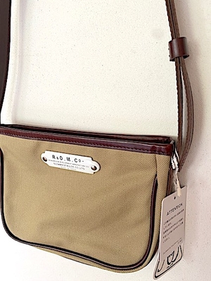 R&D.M.Co-  no.8311  COMBINATION SHOULDER BAG  beige 