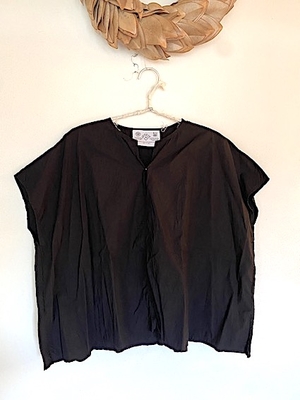 R&D.M.Co- no.8232 S.C.G.D PULLOVER BAGGY BLOUSE black