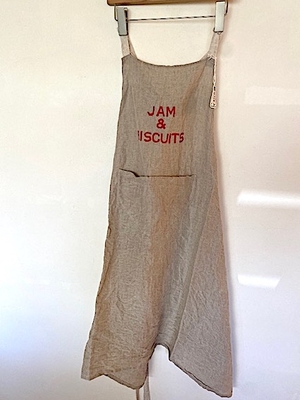R&D.M.Co-  no.8313  『Jam's  &  Biscuits』  EMBROIDERY   APRON