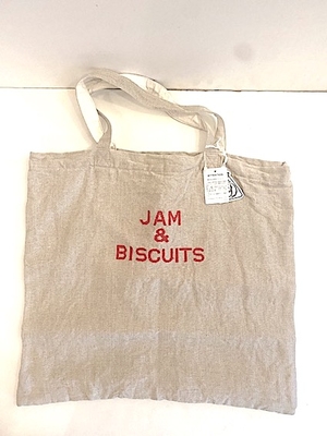 R&D.M.CO-   no.8314 『JAM & BISCUTS』  EMBRROIDERY  TOTE BAG