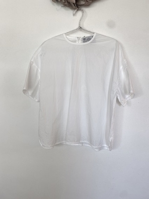 R&D.M.Co-  no.7581  G.D TYPERITER PULLOVER SHIRT  white
