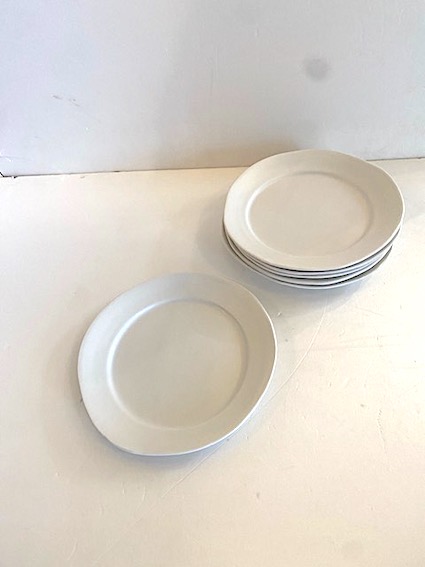 馬場勝文陶工房 白磁 リム皿 20cm 白 | niwanoma＋La