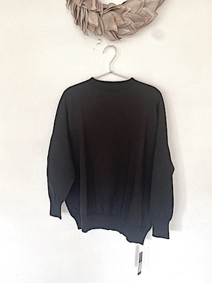 LinenYa / as.it.is  AS 612-BK  オーバーニット  ブラック