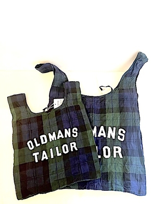 OMT     no.1439   OMT  PRINT LINEN BAG(S)   B green