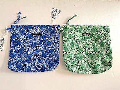 R&D.M.Co-  no.8099  T.W.W.B.F  pouch   green  blue