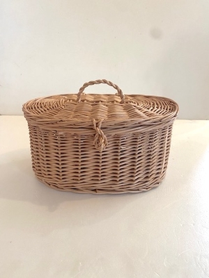 cinq  ポーランド 蓋付きオーバルbasket