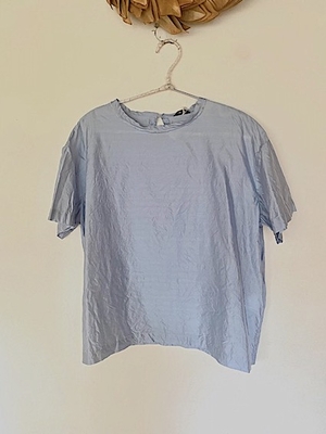 R&D.M.Co-  no.8146  P.S HALF SLEEVE SHIRT  SAX