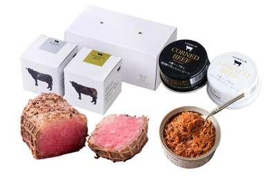 【冷凍】十勝ハーブ牛ローストビーフ２種 ＆コンビーフ２缶セット　12月20日まで2025年お歳暮早割価格5,000(税込)