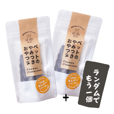 【29の日SALE】【常温】ペットのおやつ レバージャーキー2個セット＋今ならランダムでもう１つ♪計３パックのお得なセット｜1/30（金）迄