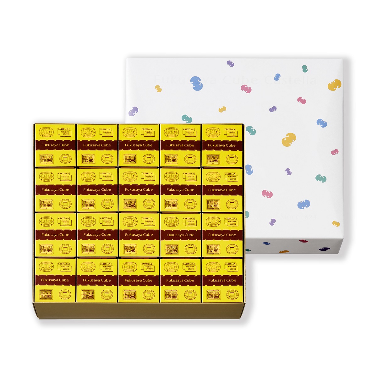 福砂屋 フクサヤキューブギフトセット 20個入 | 九州銘菓オンラインストア